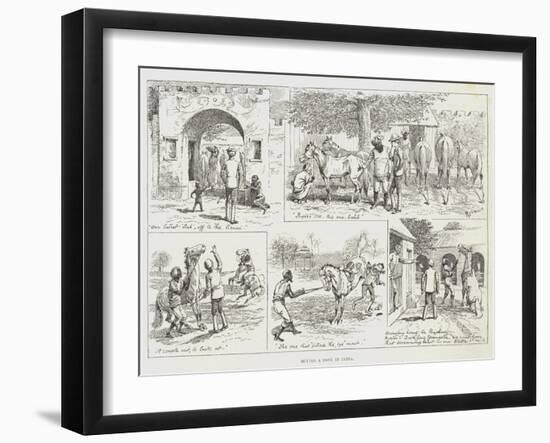 Buying a Pony in India-Alfred Courbould-Framed Giclee Print