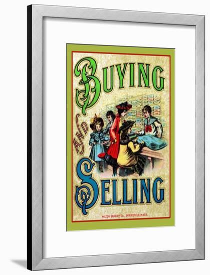 Buying and Selling-null-Framed Art Print