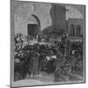 'Buying goats at the Damascus Gate, Jerusalem', c1900-Unknown-Mounted Photographic Print