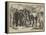 Buying Horses in Brittany for the French Army-Basil Bradley-Framed Premier Image Canvas