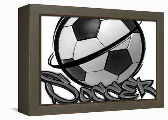 BW Graffiti Sports 4-Marcus Prime-Framed Stretched Canvas