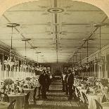 Dining Room, Grand Union Hotel, Saratoga, New York, Usa-BW Kilburn-Photographic Print