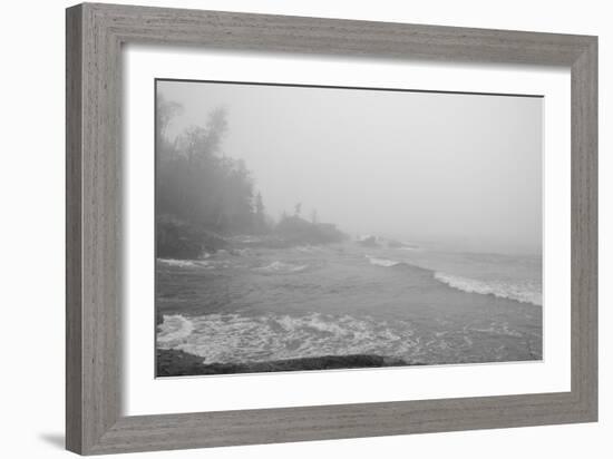 BW-Lake Superior 29-Gordon Semmens-Framed Photographic Print