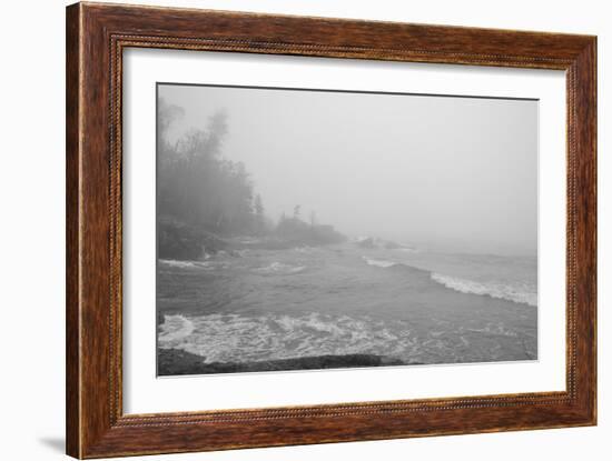 BW-Lake Superior 29-Gordon Semmens-Framed Photographic Print