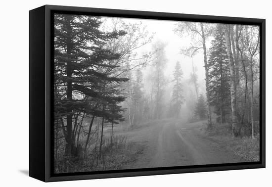 BW-Lake Superior 37-Gordon Semmens-Framed Premier Image Canvas