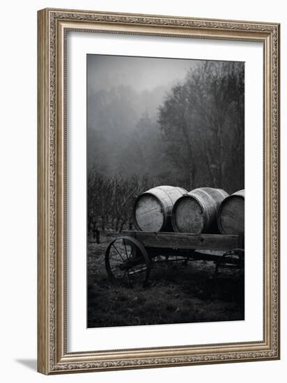 BW Oregon Wine Country II-Erin Berzel-Framed Photographic Print