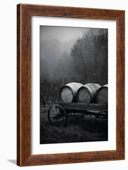 BW Oregon Wine Country II-Erin Berzel-Framed Photographic Print