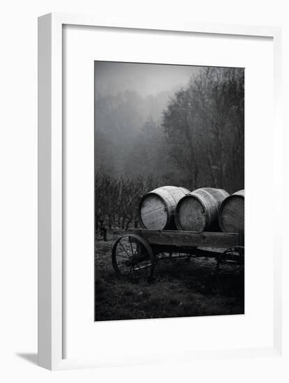 BW Oregon Wine Country II-Erin Berzel-Framed Photographic Print