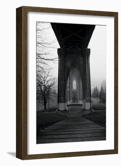 BW St. Johns Arches VI-Erin Berzel-Framed Photographic Print