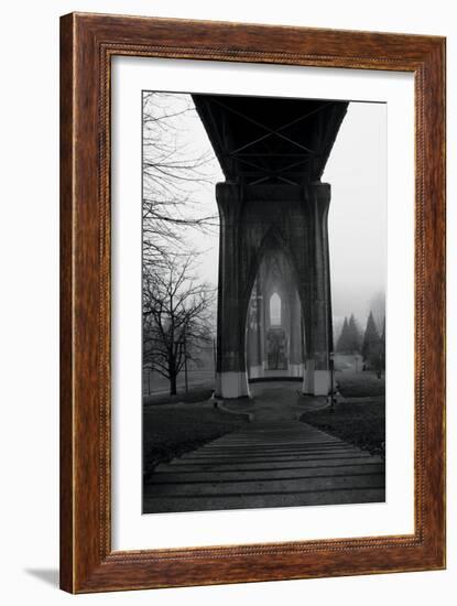 BW St. Johns Arches VI-Erin Berzel-Framed Photographic Print