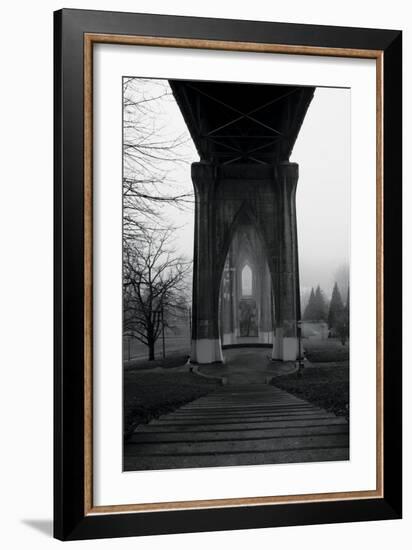 BW St. Johns Arches VI-Erin Berzel-Framed Photographic Print