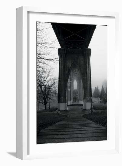 BW St. Johns Arches VI-Erin Berzel-Framed Photographic Print