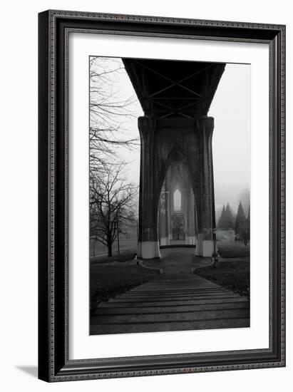 BW St. Johns Arches VI-Erin Berzel-Framed Photographic Print