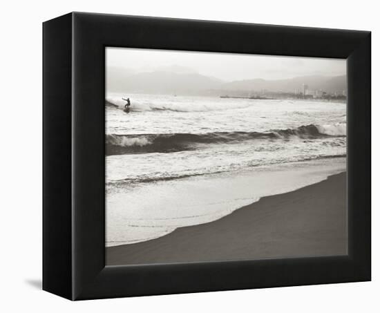 BW Surfer No. 1-Myan Soffia-Framed Stretched Canvas