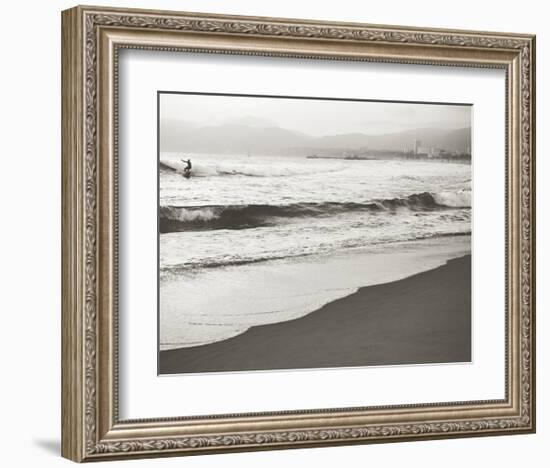 BW Surfer No. 1-Myan Soffia-Framed Art Print