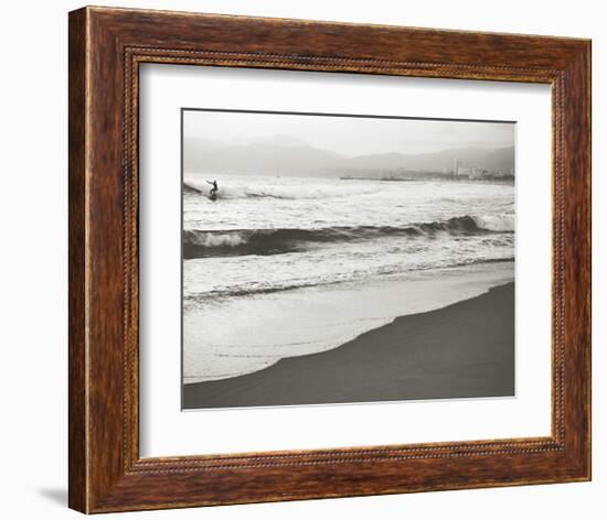 BW Surfer No. 1-Myan Soffia-Framed Art Print