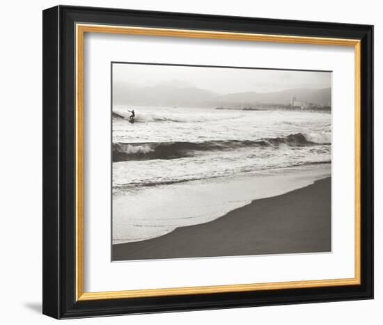 BW Surfer No. 1-Myan Soffia-Framed Art Print