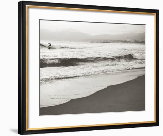 BW Surfer No. 1-Myan Soffia-Framed Art Print