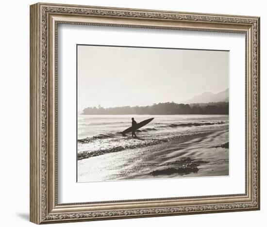 BW Surfer No. 3-Myan Soffia-Framed Art Print