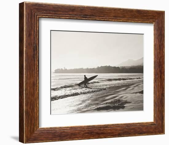 BW Surfer No. 3-Myan Soffia-Framed Art Print