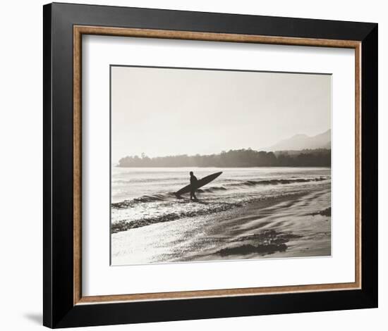 BW Surfer No. 3-Myan Soffia-Framed Art Print