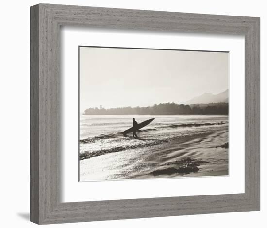 BW Surfer No. 3-Myan Soffia-Framed Art Print