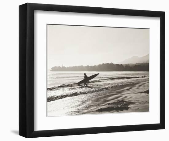 BW Surfer No. 3-Myan Soffia-Framed Art Print