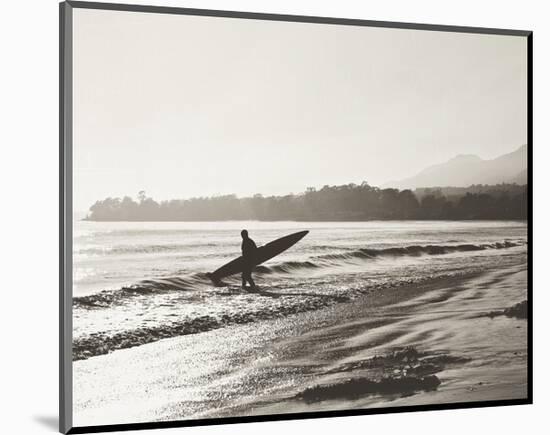 BW Surfer No. 3-Myan Soffia-Mounted Art Print