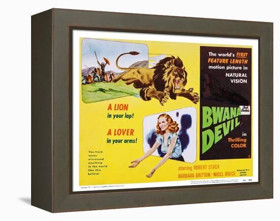 Bwana Devil-null-Framed Stretched Canvas
