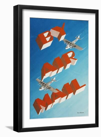 By Air Mail-Ron Watson-Framed Art Print