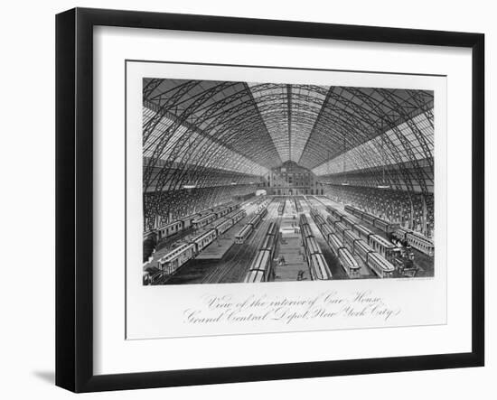 "By Grand Central Station I Sat Down and Wept" Wrote Elizabeth Smart-J.n. Allan-Framed Art Print