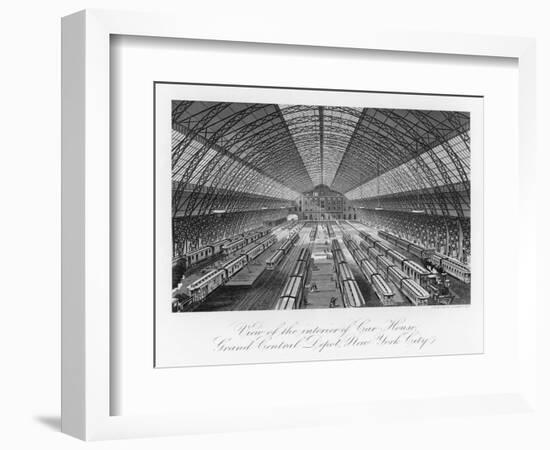 "By Grand Central Station I Sat Down and Wept" Wrote Elizabeth Smart-J.n. Allan-Framed Art Print