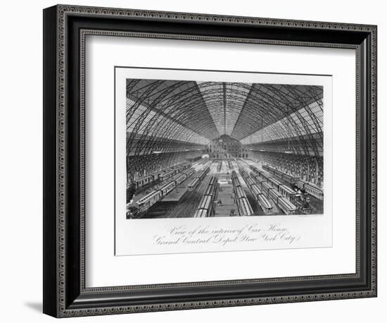 "By Grand Central Station I Sat Down and Wept" Wrote Elizabeth Smart-J.n. Allan-Framed Art Print