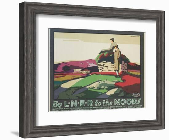 By L.N.E.R. to the Moors Poster-Tom Grainger-Framed Giclee Print