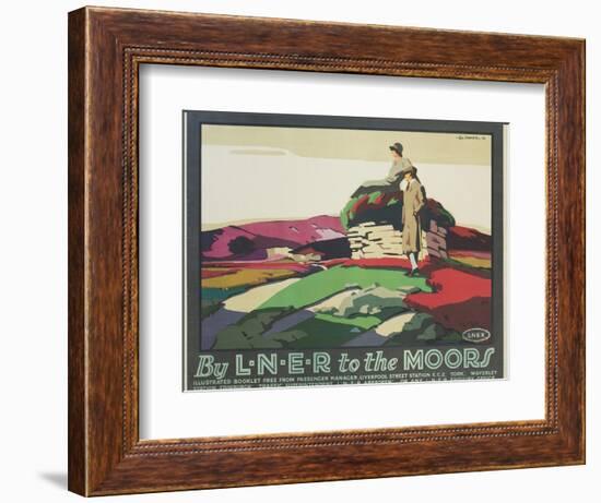 By L.N.E.R. to the Moors Poster-Tom Grainger-Framed Giclee Print