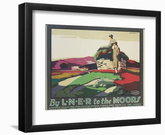 By L.N.E.R. to the Moors Poster-Tom Grainger-Framed Giclee Print