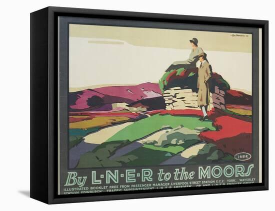 By L.N.E.R. to the Moors Poster-Tom Grainger-Framed Premier Image Canvas