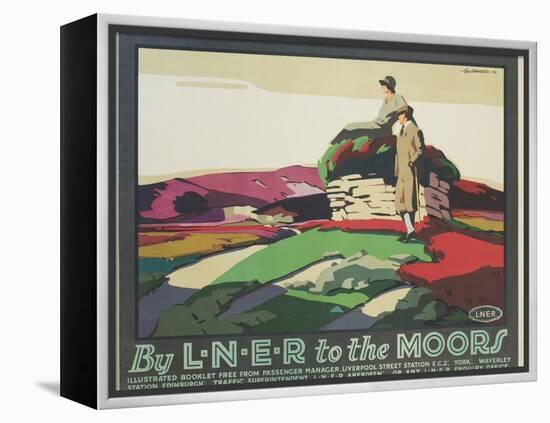 By L.N.E.R. to the Moors Poster-Tom Grainger-Framed Premier Image Canvas