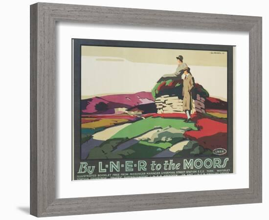 By L.N.E.R. to the Moors Poster-Tom Grainger-Framed Giclee Print