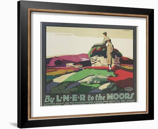 By L.N.E.R. to the Moors Poster-Tom Grainger-Framed Giclee Print