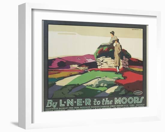 By L.N.E.R. to the Moors Poster-Tom Grainger-Framed Giclee Print