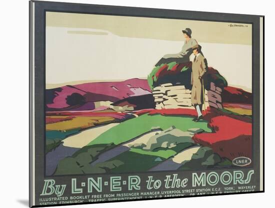 By L.N.E.R. to the Moors Poster-Tom Grainger-Mounted Giclee Print
