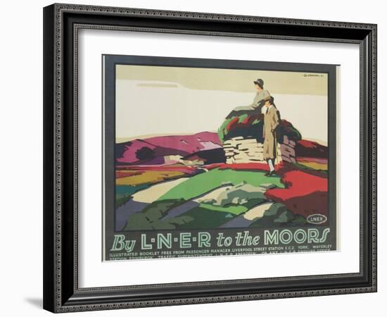 By L.N.E.R. to the Moors Poster-Tom Grainger-Framed Giclee Print