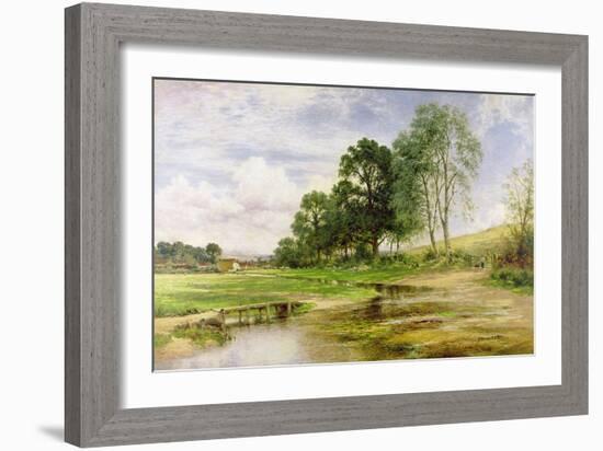 By Mead and Stream, 1893-Benjamin Williams Leader-Framed Giclee Print