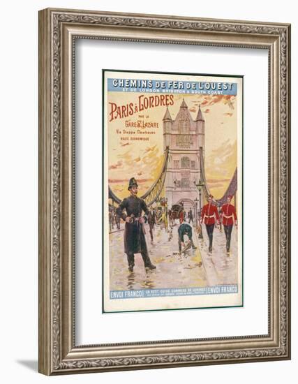 By Rail and Sea from Paris to Brighton or London-H. Gee-Framed Photographic Print