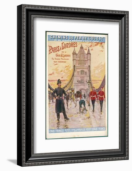 By Rail and Sea from Paris to Brighton or London-H. Gee-Framed Photographic Print