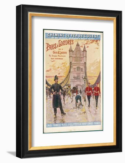 By Rail and Sea from Paris to Brighton or London-H. Gee-Framed Photographic Print