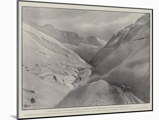 By Rail to Klondike-null-Mounted Giclee Print