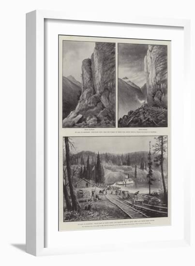 By Rail to Klondike-null-Framed Giclee Print