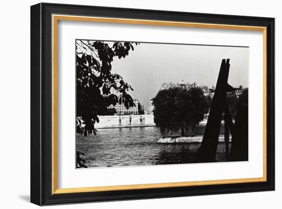 By Seine River, Paris-Manabu Nishimori-Framed Art Print